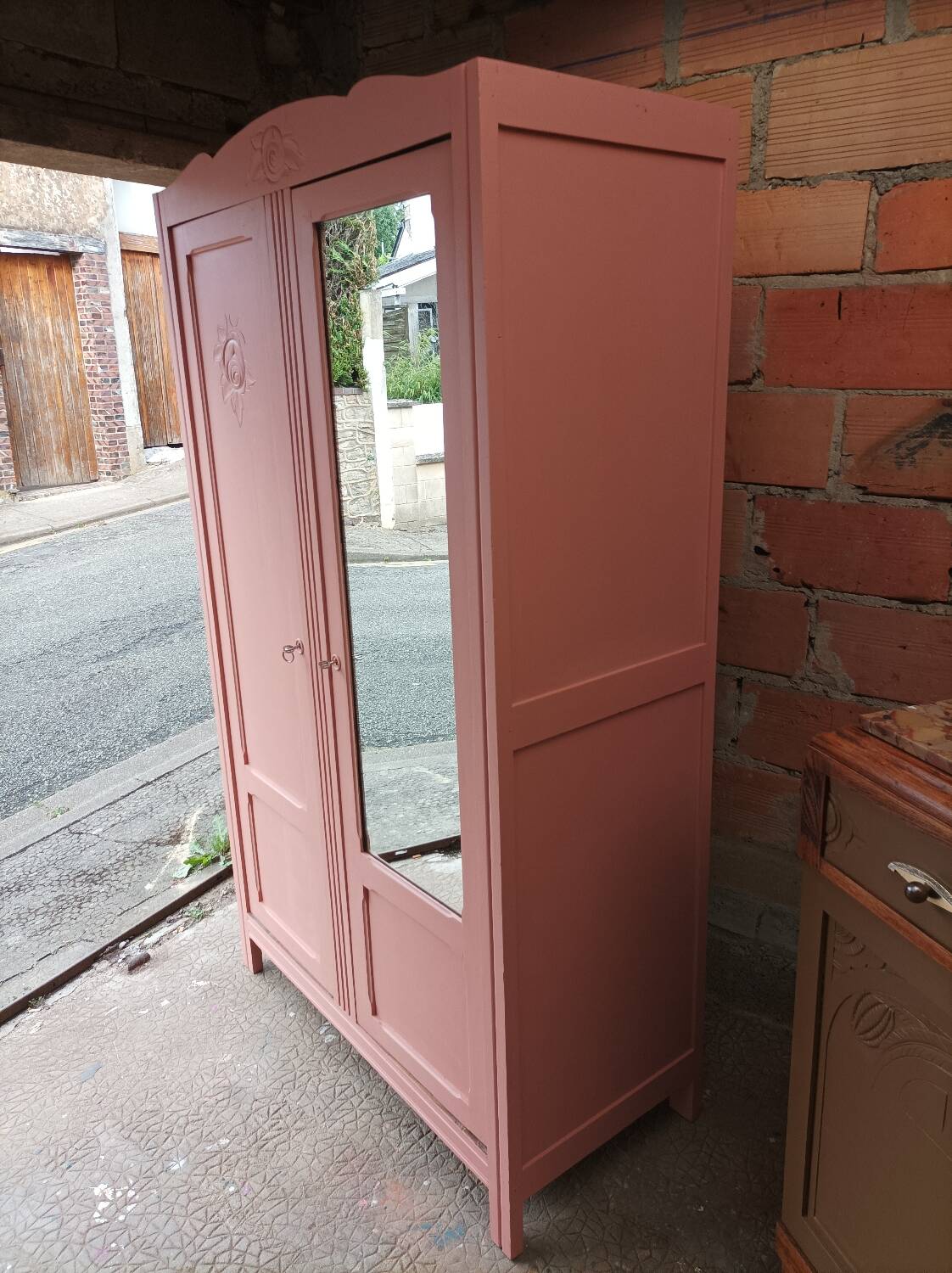 period Art Deco wardrobe