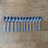 12 Ravinet d'Enfert silver-plated mocha spoons