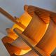 Rare Midcentury Large Wooden Pendant, Hans-Agne Jakobsson, Sweden, 1960s