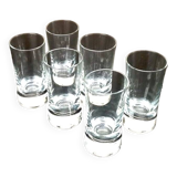 6 verres tube à shot classiques