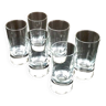 6 verres tube à shot classiques