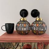 Pair of vintage wall sconces