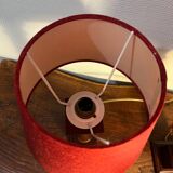 Paire de lampes colonnes en bois massif