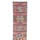 Vintage Turkish hallway rug 71x722 cm