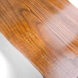 Louis XV style cherry wood table with extensions