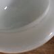 Half globe opaline ceiling light, diameter 20 cm, with base