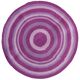 Tapis contemporain ora tressé en coton (73cm), édition unique