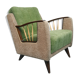 1950s chair in beige and green