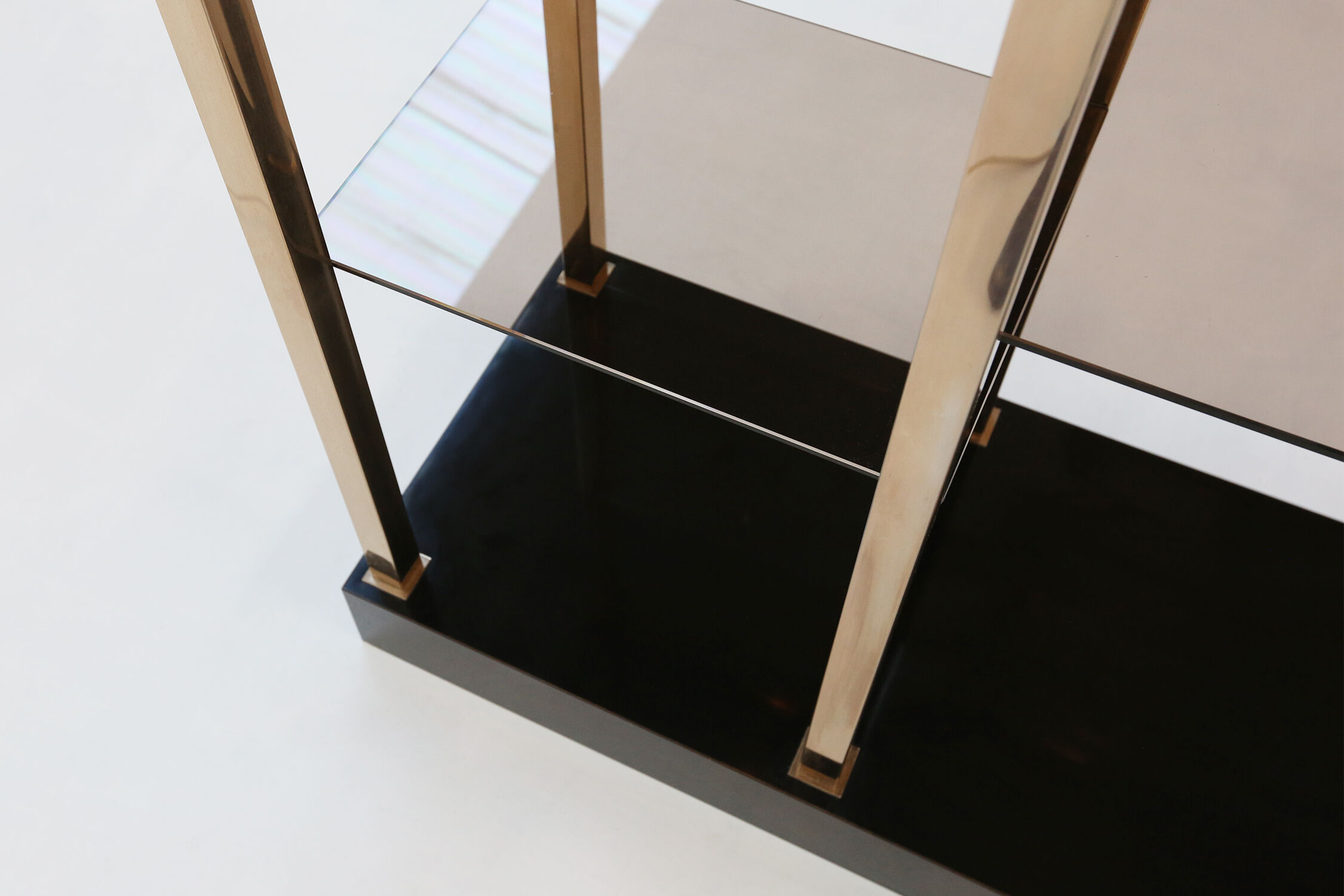 Hollywood regency style wall unit from Belgochrom, 1970s