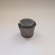 Brown glazed stoneware pot — Antique pottery