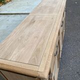 Restored 19th-century solid oak sideboard, 190cm