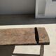 Bench in old teak
