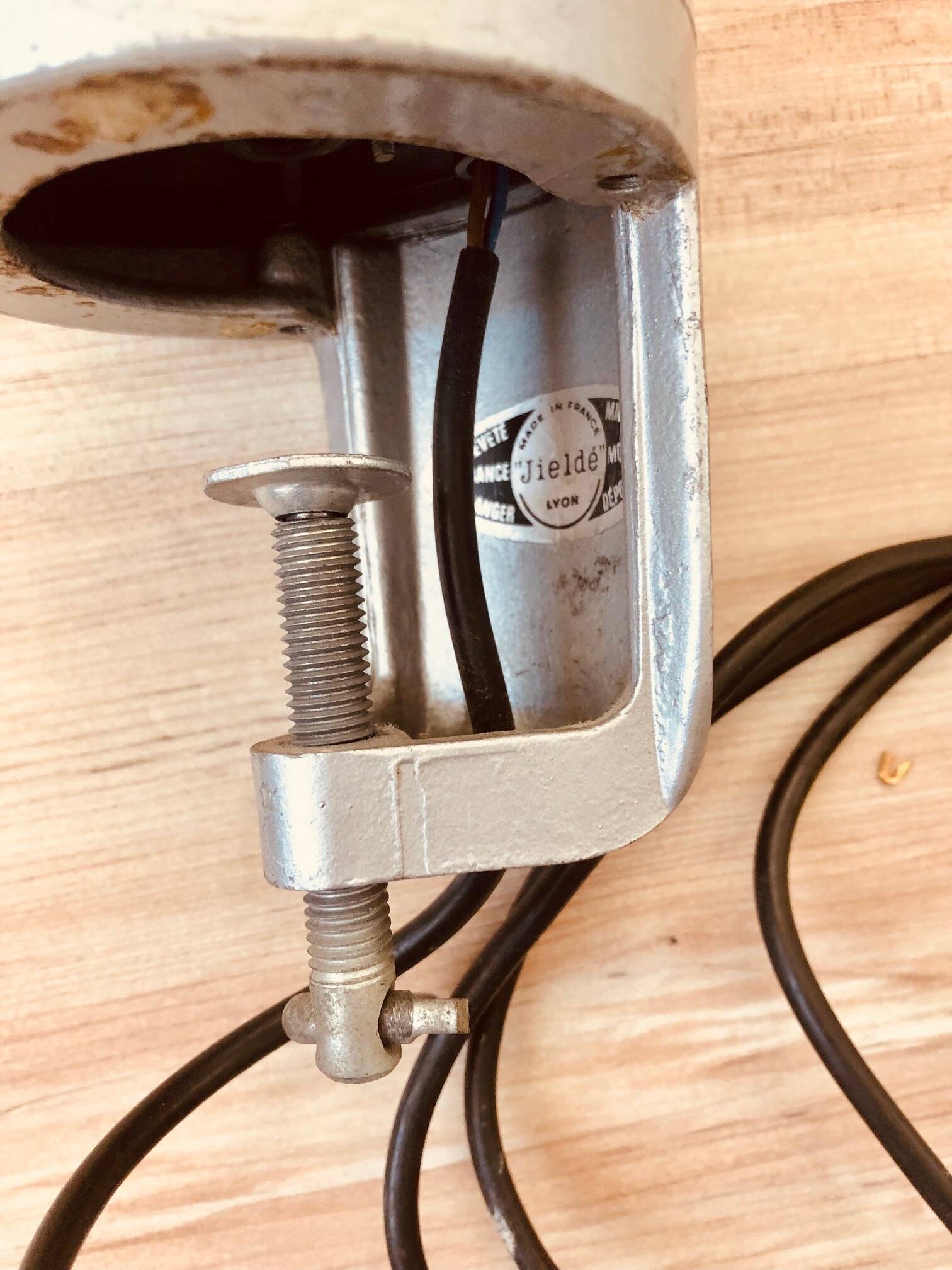 Old JIELDE workshop lamp