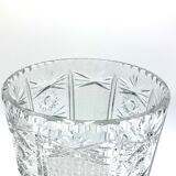Midcentury Crystal Vase, Poland, 1960s.