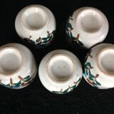 Series of 5 vintage cups
