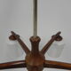 Vintage hanging lamp with 5 glass shades