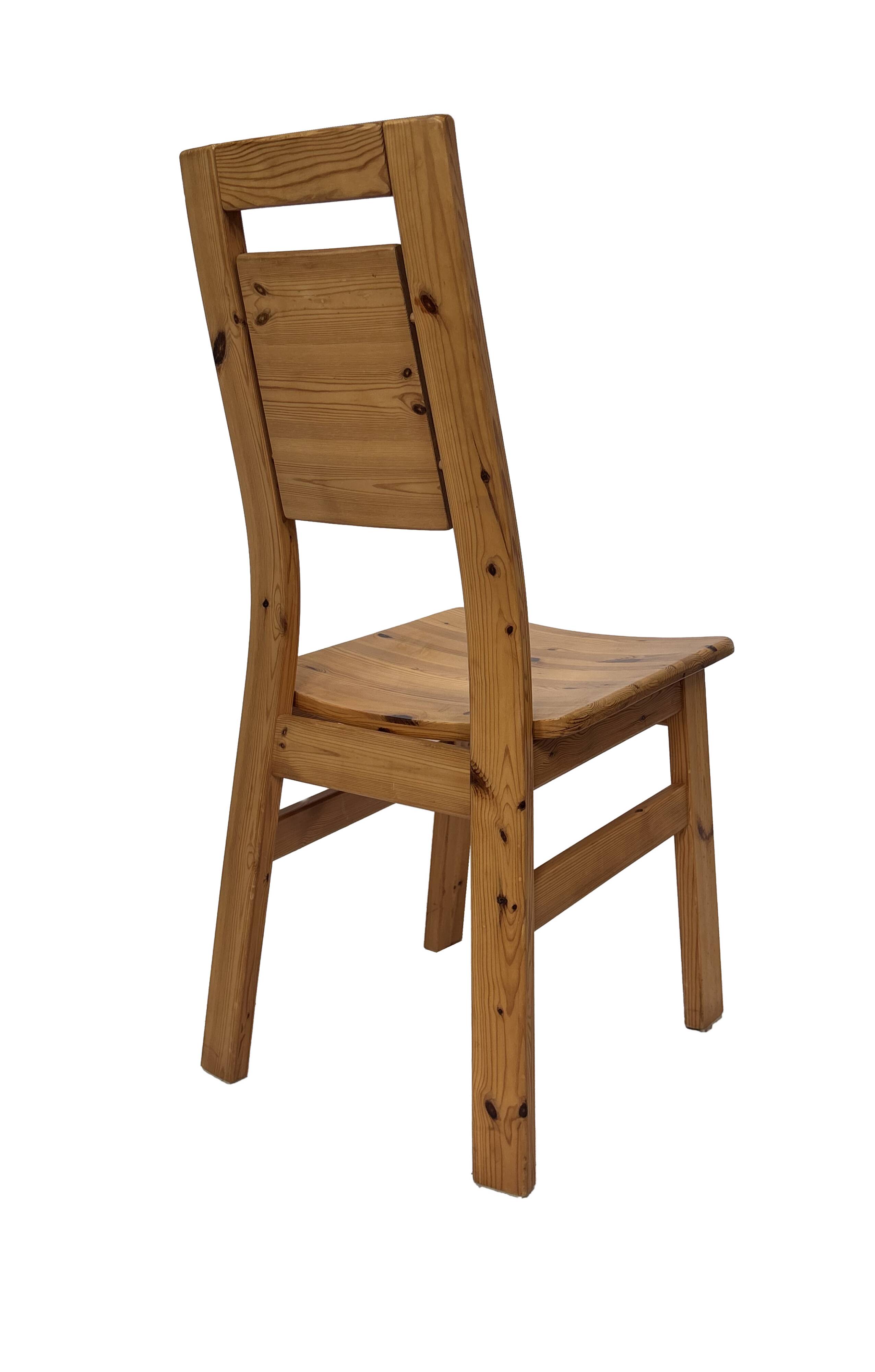 Vintage set of four dining room chairs Finnish Design Laukaan Puu