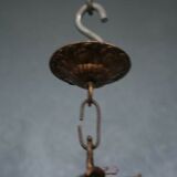 Chandelier in bronze 5 light rock