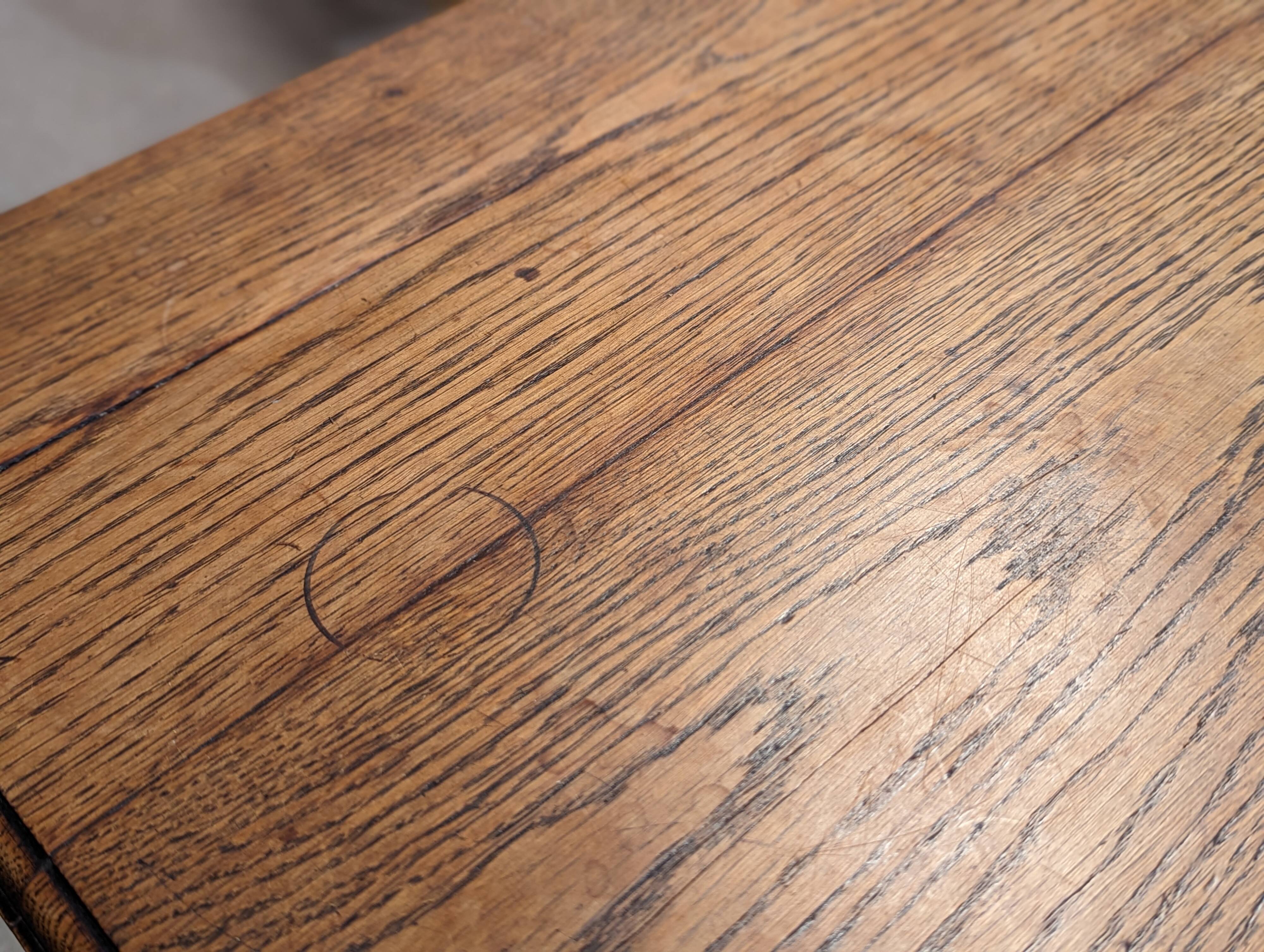 Oak desk table