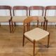 Set of 5 Niels O. Møller Model 75 dining chairs for J.L. Møllers Møbelfabrik