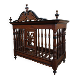 Provencal bread box in carved openwork walnut circa 1800