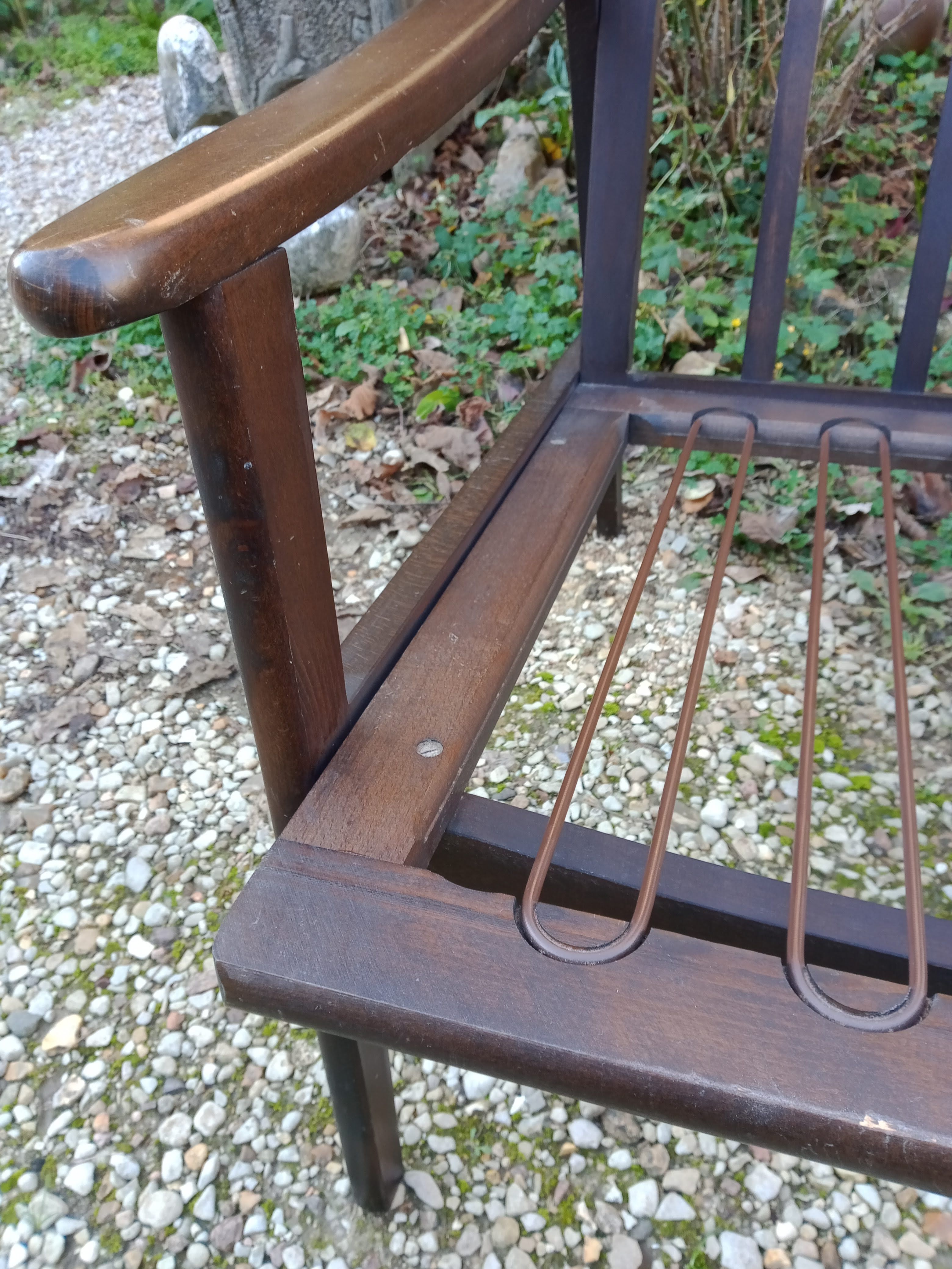 Scandinavian armchair in teak