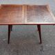 Table transformable pieds compas années 50