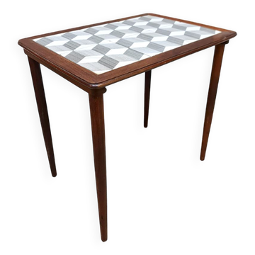 Vintage design danish tile side table coffee table