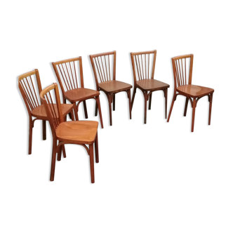 Set of 6 Baumann bistro chairs