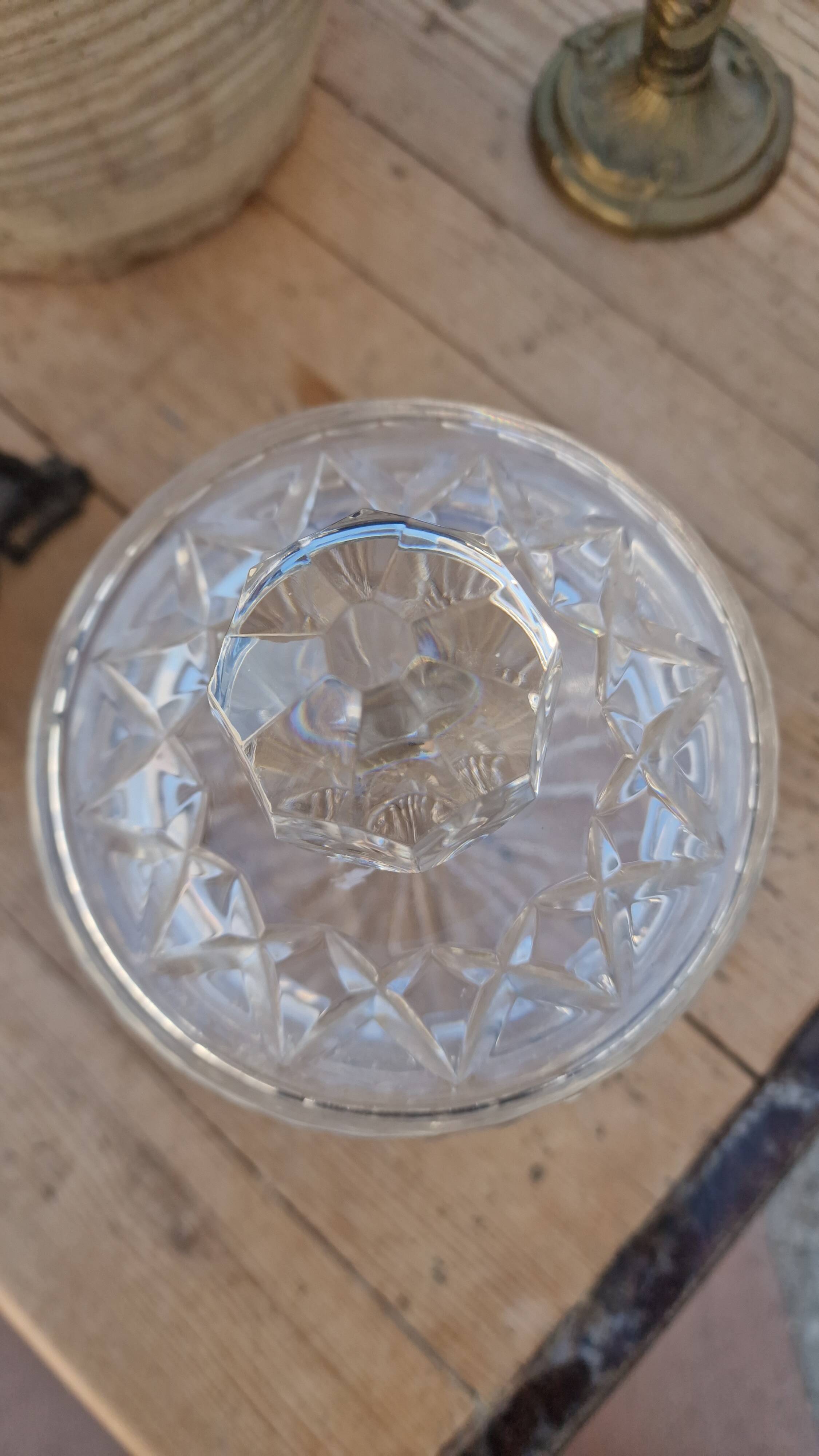 Cut crystal candy box