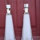 Pair of glass table lamps by Carl Fagerlund for Orrefors