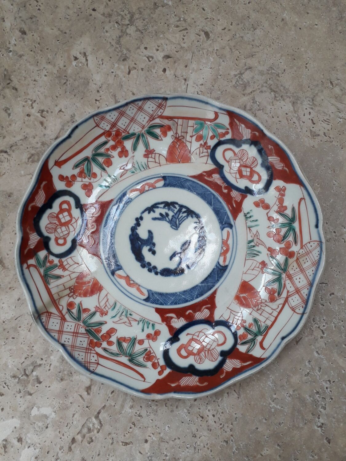 Assiete collection Imari antique Japanese porcelain