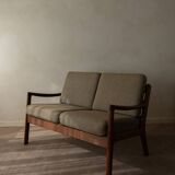 Vintage Senator Two-Seater Sofa by Ole Wanscher for Cado Danish Teak 1960s