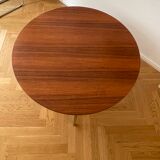 Florence Knoll round Coffee Table in Palisander 1960s