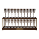Ensemble de 20 verres en cristal taillé à la main (1985)