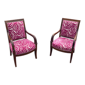 Empire style armchairs