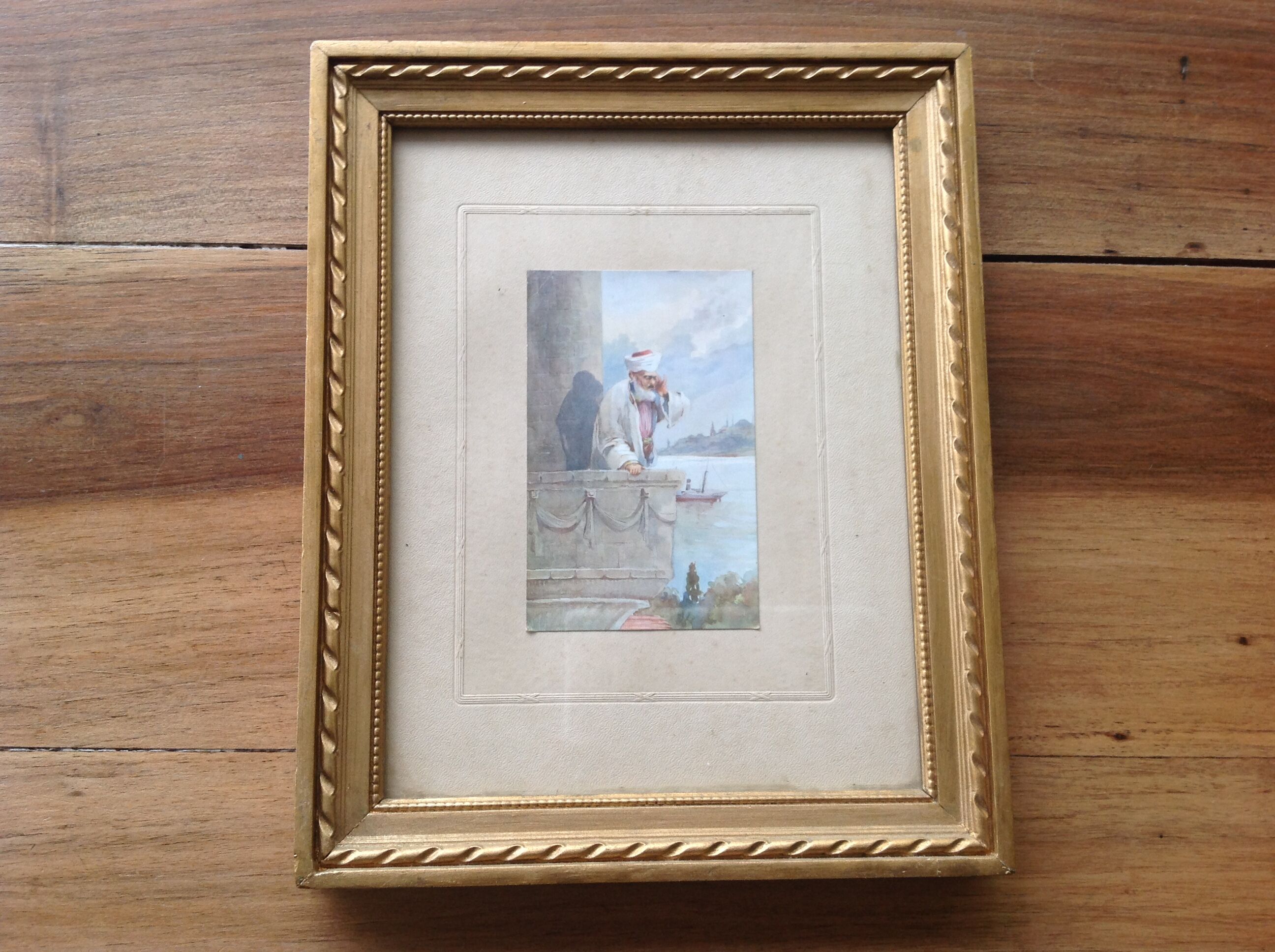 Pair of 2 orientalist watercolours early 20th
