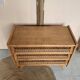 Commode Vintage Bois et Rotin