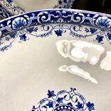 4 Assorted plates from Longwy and Moustiers