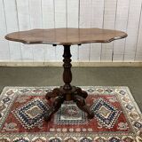 19th century Louis Philippe mahogany pedestal table