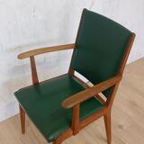 Oak armchair from the 1950s