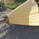 Vintage floor lamp from the 50s in metal and brass 4 flexible lights with tripod base