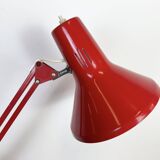 Vintage Italian Red Architect Table Lamp, 1970s