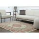 1970s Vintage Turkish Oushak Handmade Wool Cotton Cream Area Rug 150x205