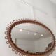 Rattan mirror
