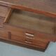 Dutch Industrial Oak Apothecary Cabinet, Mid-20th Century