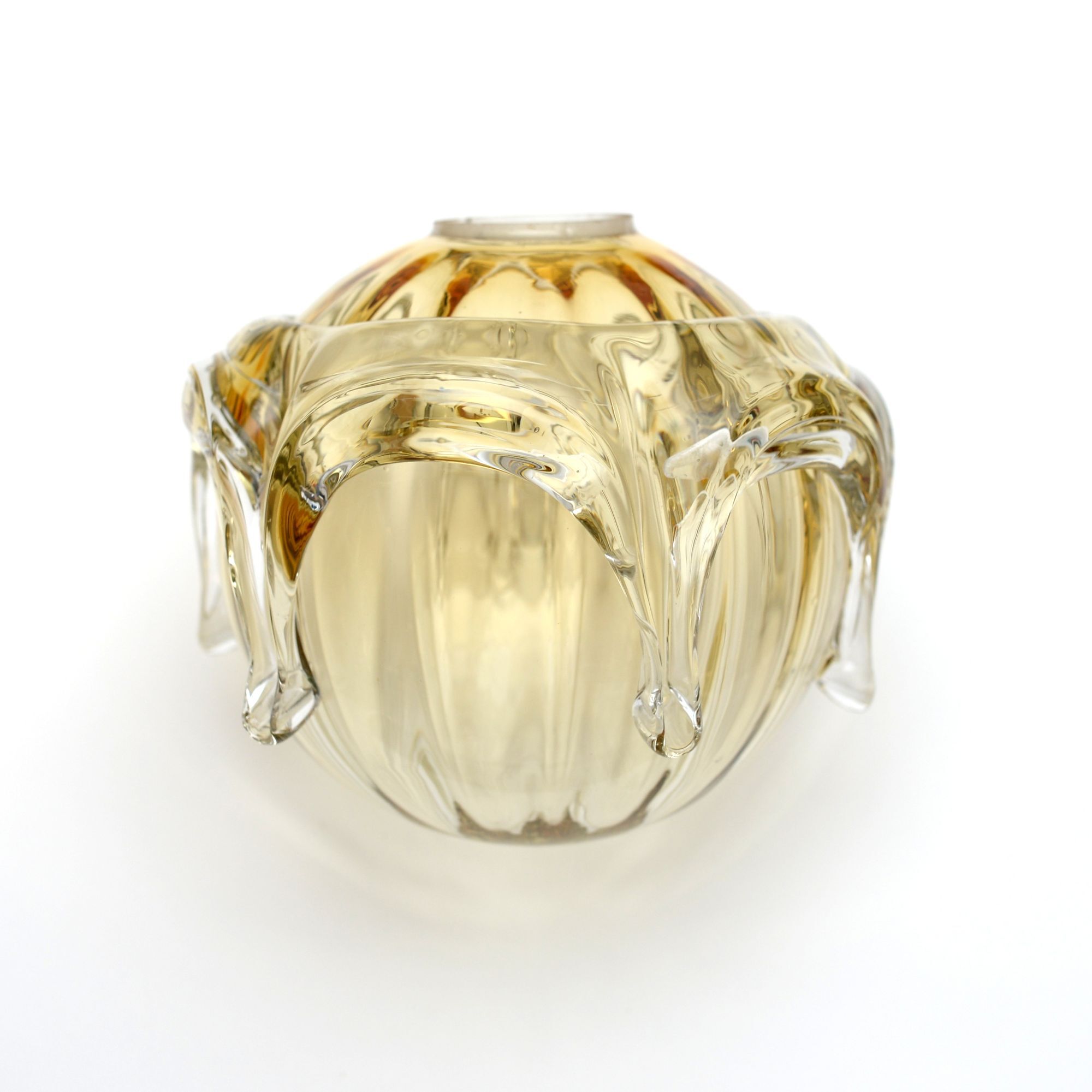 Glass Doria lamp, Germany 1970s