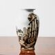 Vaso Ceramica Decoro Vecchia Faenza Rarissimo Anni ‘60 Design Art