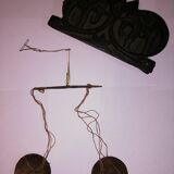 Opium scale in burma wooden box