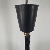 Chandelier in white and multicolored Murano glass